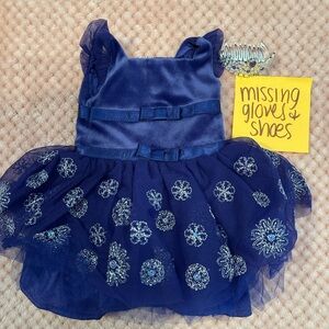 American Girl Snowflake Ball Gown